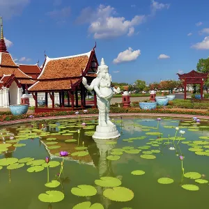 Muang Boran, The Ancient City, historical museum of reproductions of famous Thai buildings, Bangkok, Thailand