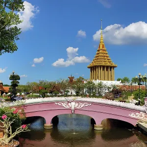 Muang Boran, The Ancient City, historical museum of reproductions of famous Thai buildings, Bangkok, Thailand