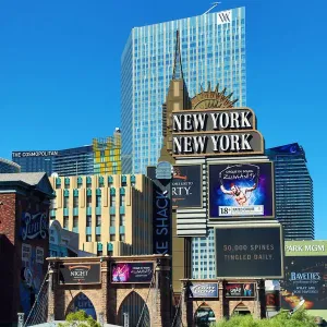 New York, New York Hotel and Casino, Las Vegas, Nevada, America
