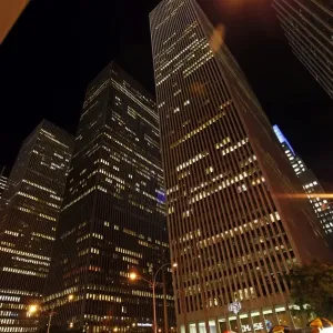 New York at night