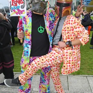 Participants put a different slant on well known Star Wars characters at MCM London
