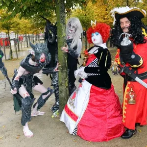 Participants dressed up as their favourite comic, film and TV characters at MCM London
