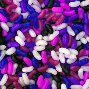 Pink and Purple Jelly Beans