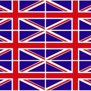Red, White and Blue Union Jack British Flag Souvenir