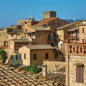 Rooftops of the city of San Gimignano, Tuscany, Italy Rooftops of the city of San Gimignano, Tuscany, Italy