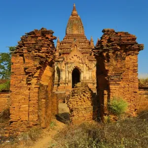 Shwe Leik Too Pagoda in Bagan, Myanmar (Burma)