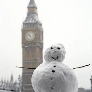 Snow in London