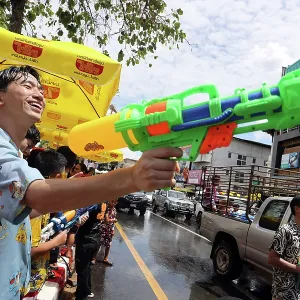 Songkran 2025 celebrations in Chiang Mai, Thailand