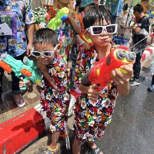 Songkran 2025 celebrations in Chiang Mai, Thailand
