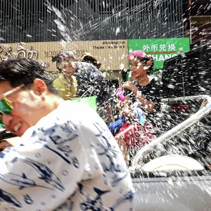 Songkran 2025 celebrations in Chiang Mai, Thailand