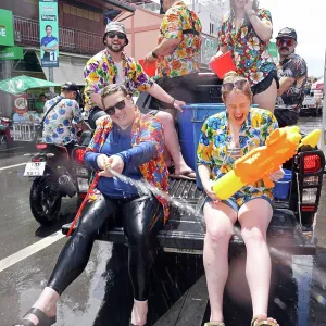 Songkran 2025 celebrations in Chiang Mai, Thailand