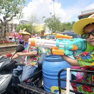 Songkran 2025 celebrations in Chiang Mai, Thailand