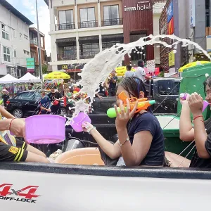 Songkran 2025 celebrations in Chiang Mai, Thailand