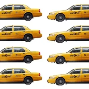 Souvenir Yellow New York Taxi Cab