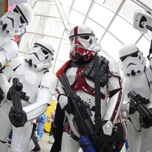 Star Wars Stormtroopers from the UK Garrison at MCM London Comic Con at Excel London