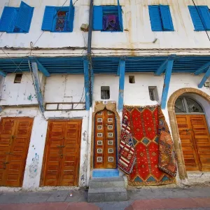 Street scene in the Medina of Rabat, Morocco