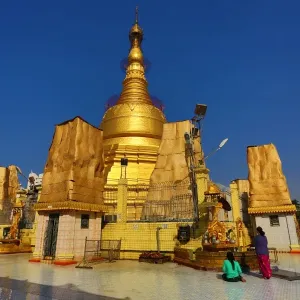Stupa of Botahtaung Pagoda, Yangon, Myanmar