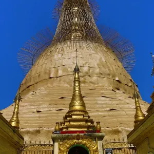 Stupa of Sule Pagoda, Yangon, Myanmar