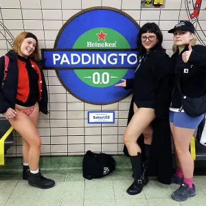 No Trousers Tube Ride London 2026