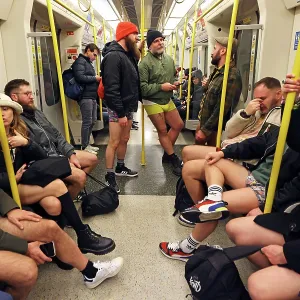 Prints of : No Trousers Tube Ride 2026