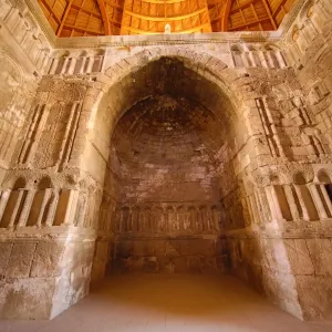 Umayyad Palace interior in the Amman Citadel, Jabal Al-Qala, Amman, Jordan