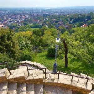 View from Gellert Hill in Budapest, Hungary