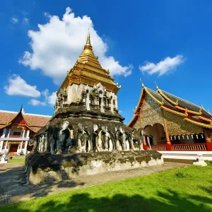 Wat Chiang Man Temple in Chiang Mai, Thailand