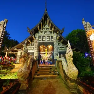 Wat Lok Molee Temple in Chiang Mai, Thailand