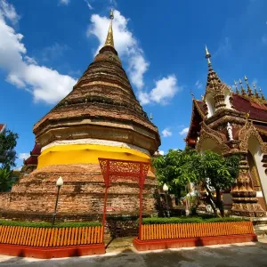 Wat Saen Muang Ma Luang (Wat Hua Khuang) Temple in Chiang Mai, Thailand