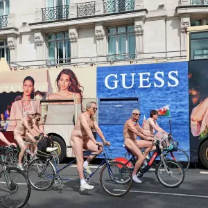World Naked Bike Ride 2021, London, England