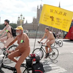 World Naked Bike Ride 2021, London, England