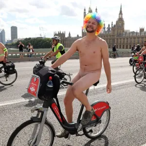 World Naked Bike Ride 2021, London, England