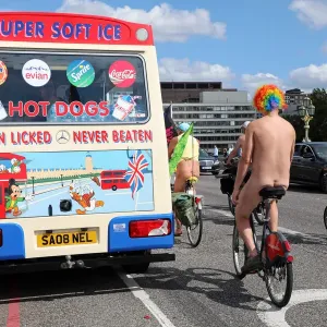 World Naked Bike Ride 2021, London, England