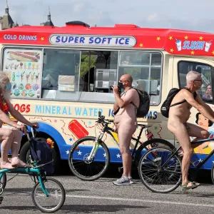 World Naked Bike Ride 2021, London, England