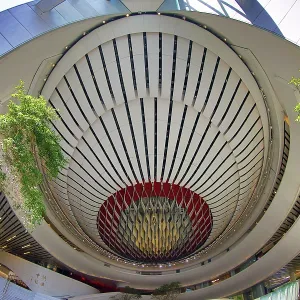 The Xiqu Centre performing arts theatre in West Kowloon, Hong Kong, China The Xiqu Centre performing arts theatre in West Kowloon, Hong Kong, China