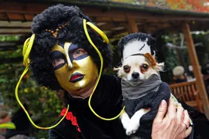 ADM Halloween Dog Walk: All Dogs Matter Halloween Dog Walk, Hampstead Heath, London, UK