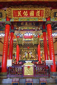 : Altar of the Shengming Taoist Temple in Jiufen, Taiwan ROC