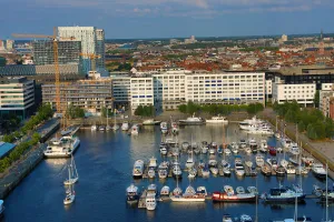Belgium: Antwerp Yacht Marina, Jachthaven, in Eilandje, Antwerp, Belgium