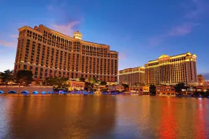 Las Vegas: Bellagio and Caesars Palace Hotel and Casino, Las Vegas, Nevada, America