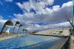 Bibliotheca Alexandrina, the new Library of Alexandria in Alexandria, Egypt
