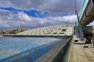Bibliotheca Alexandrina, the new Library of Alexandria in Alexandria, Egypt