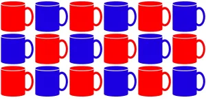 Drinking: Black and Pink Coffee and Tea Mugs hot drink mug design