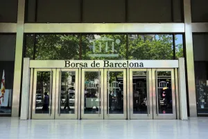 Finance: Borsa de Barcelona stock exchange, Barcelona, Spain