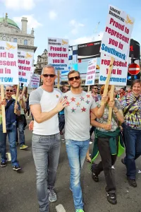 Brian Paddick at Pride London gay pride parade 2013, London, England