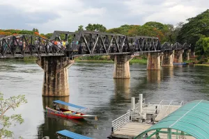 Bridges: Bridge over the River Kwai, Kanchanaburi, Thailand