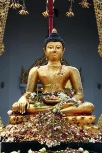 Chiang Mai: Buddha statue at Wat Phra Singh Temple in Chiang Mai, Thailand