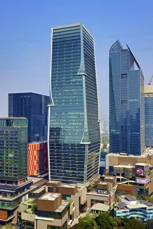 Center: Buildings of One Bangkok business and shopping centre, Bangkok, Thailand