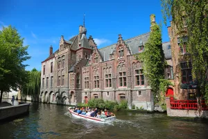 Belgium: Buildings along the canals, Bruges, Belgium