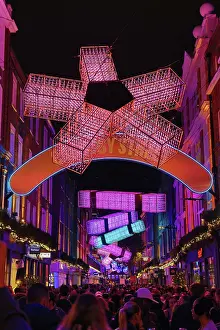 Street: Carnaby Street Christmas Lights switched on in London