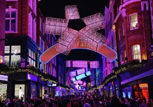 Street: Carnaby Street Christmas Lights switched on in London